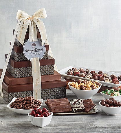 Sympathy Chocolate Tower &#8211; Deluxe 